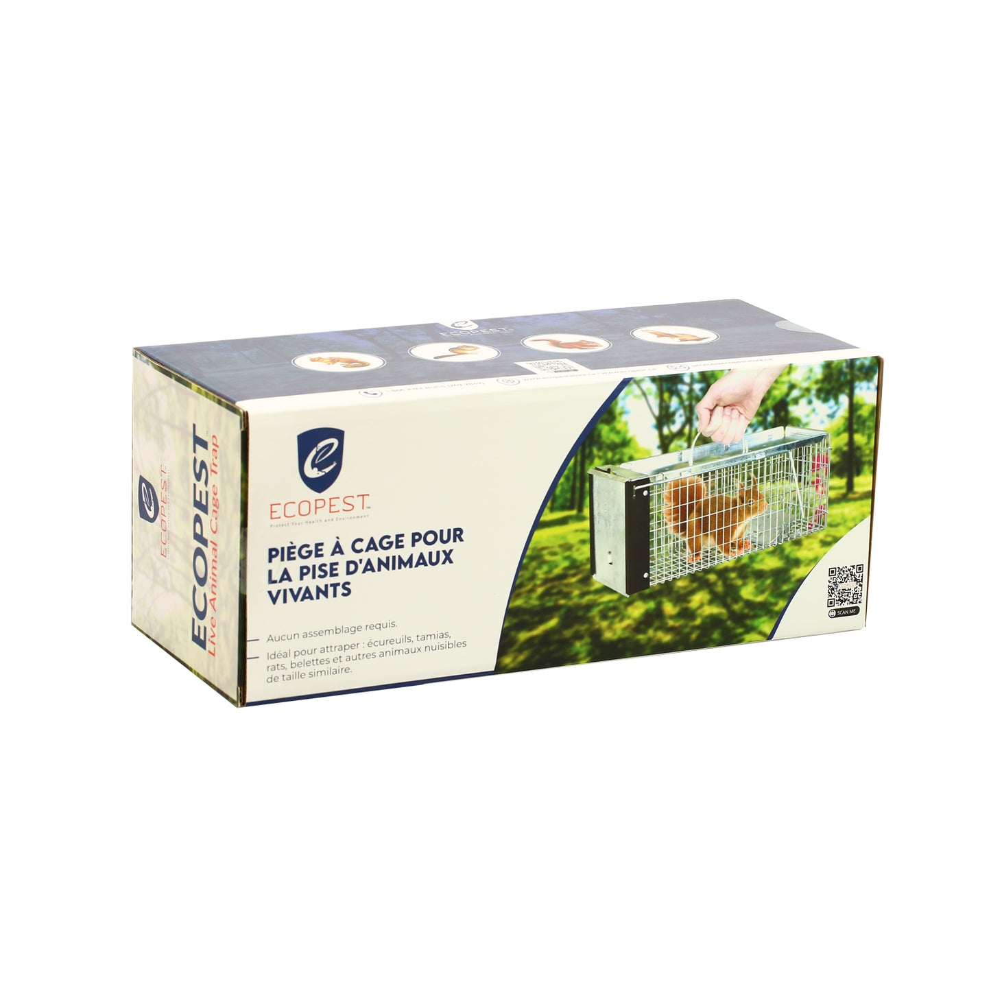 ECOPEST X-Small Professional Style One-Door Animal Trap
