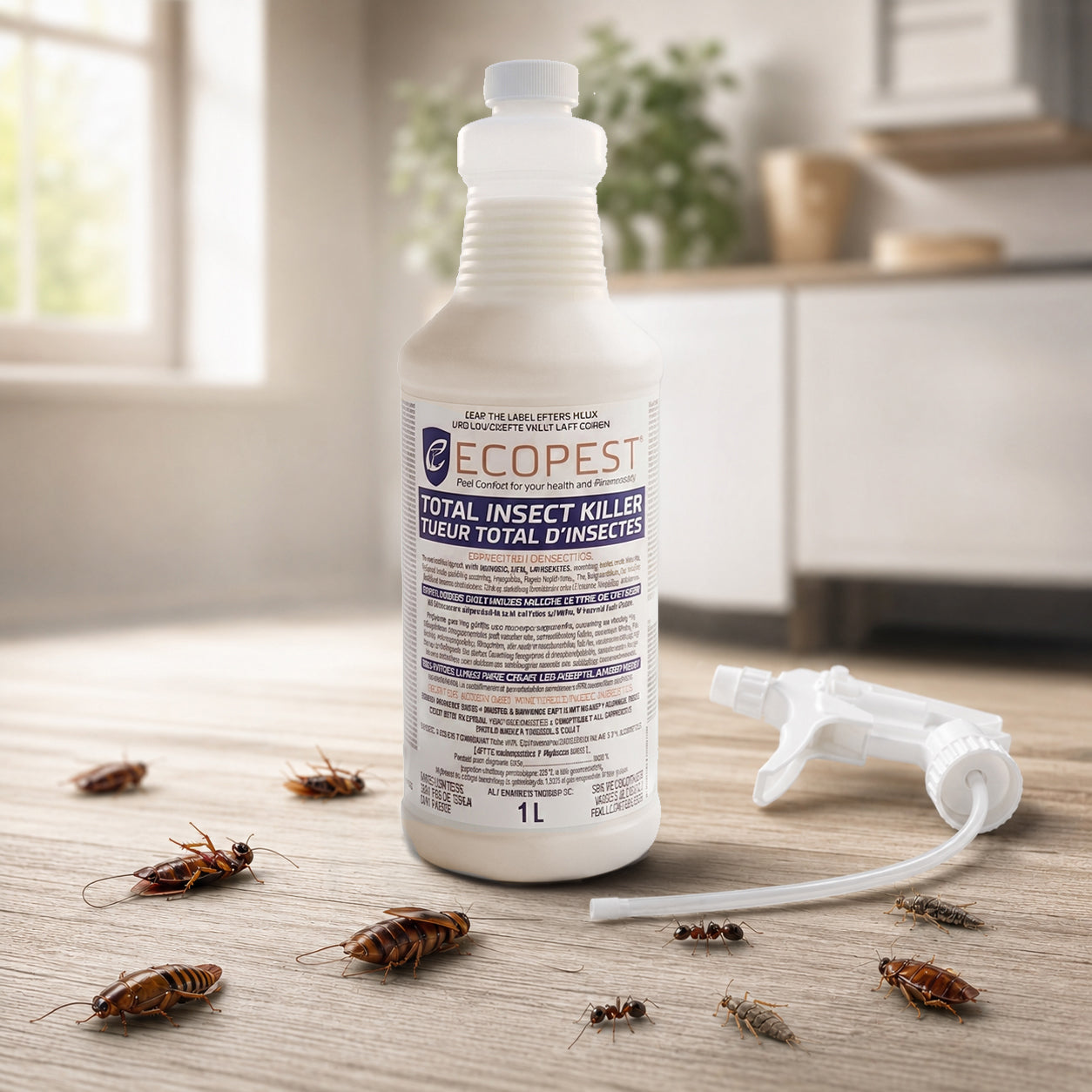 ECOPEST - TOTAL INSECT KILLER - 1L x 2 Pack -