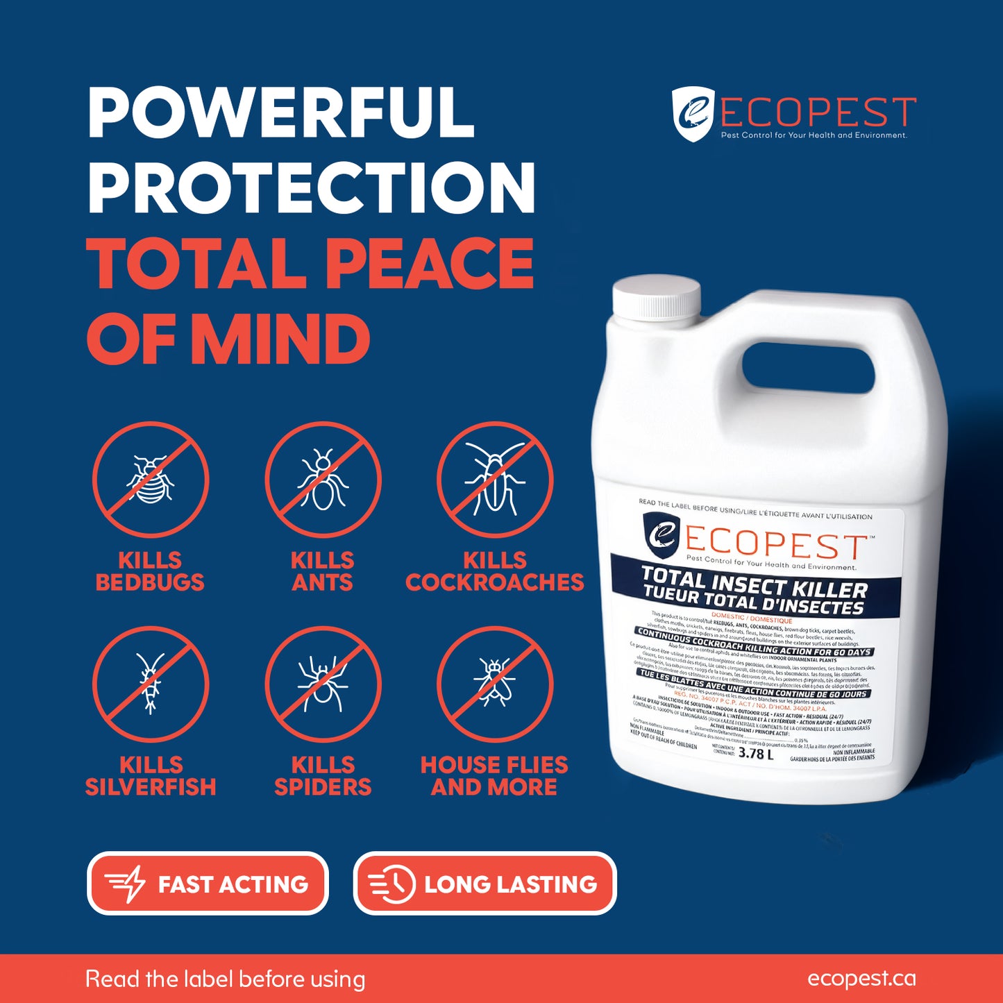 ECOPEST TOTAL INSECT KILLER -3.78L