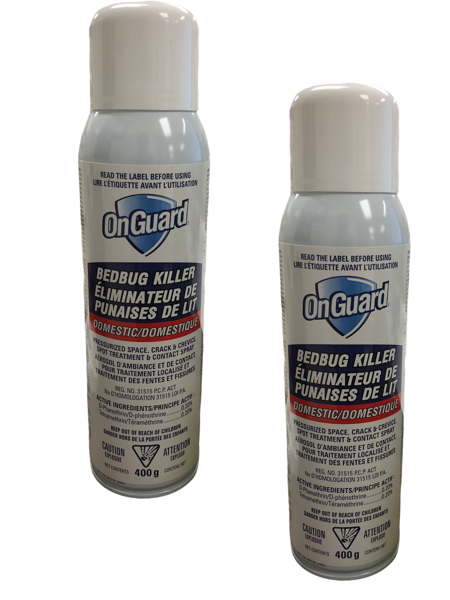 OnGuard Bed Bug Killer Spray 400g - 2 Pack