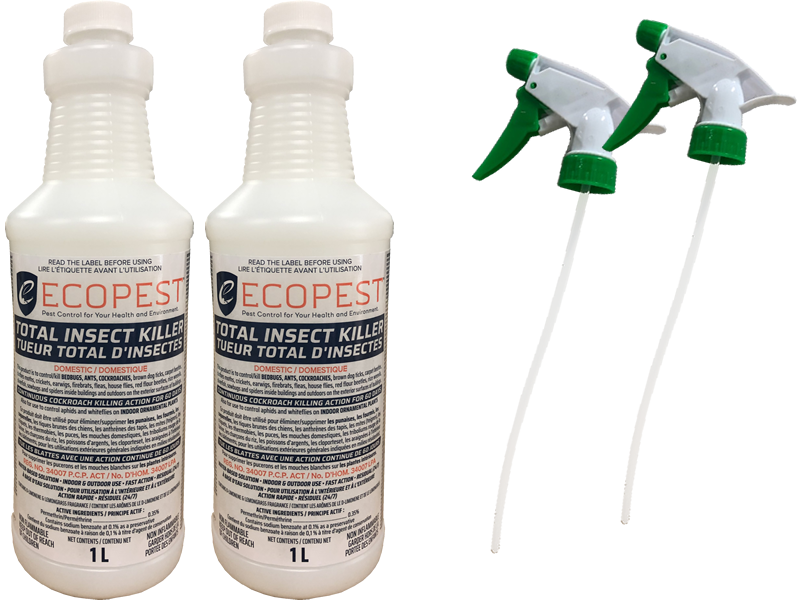 ECOPEST - TOTAL INSECT KILLER - 1L x 2 Pack -