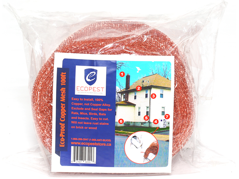 100f - Knitted Copper Mesh Rodent Pest Control for Mouse Rat and most other Pests
