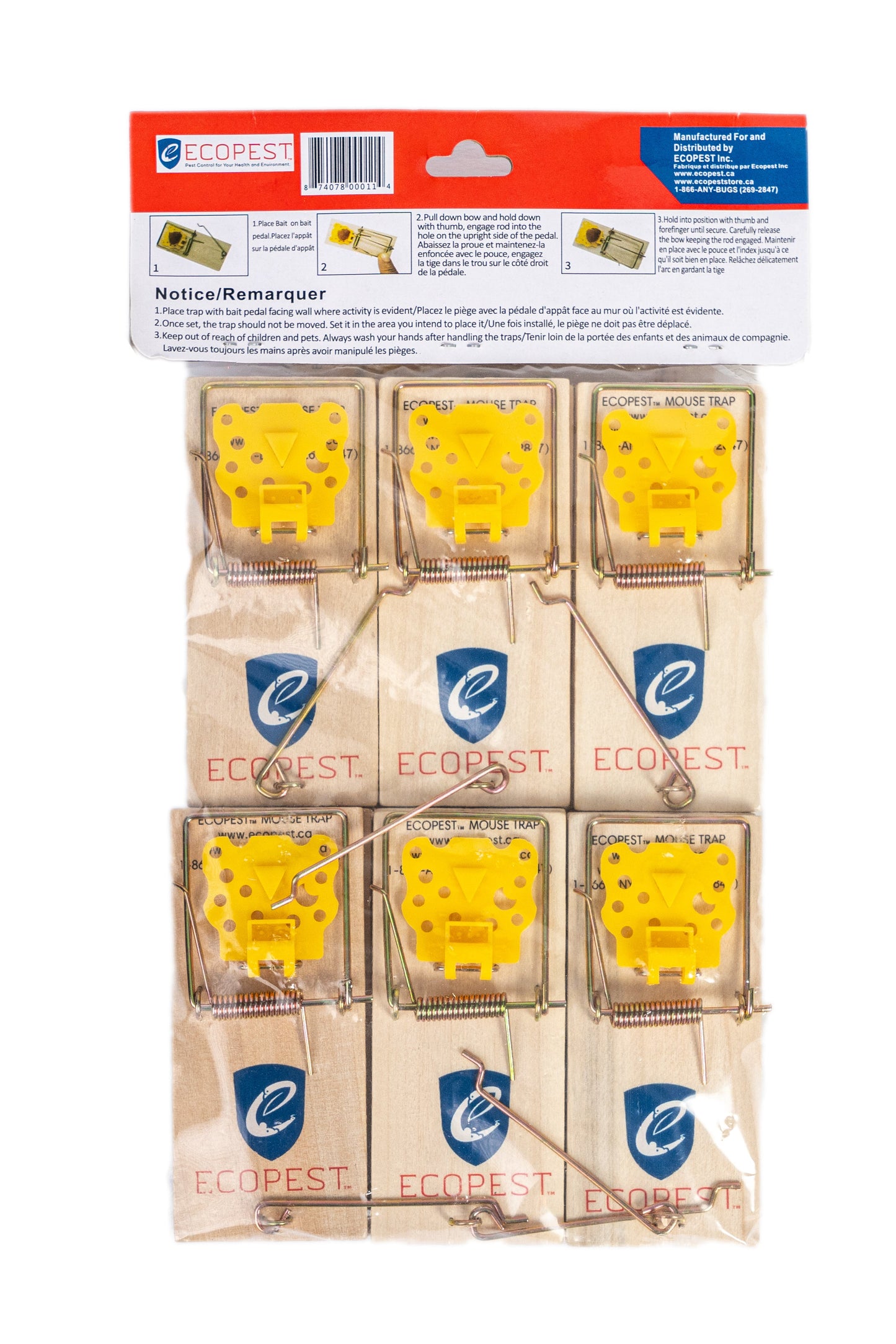 ECOPEST Mouse Snap Traps