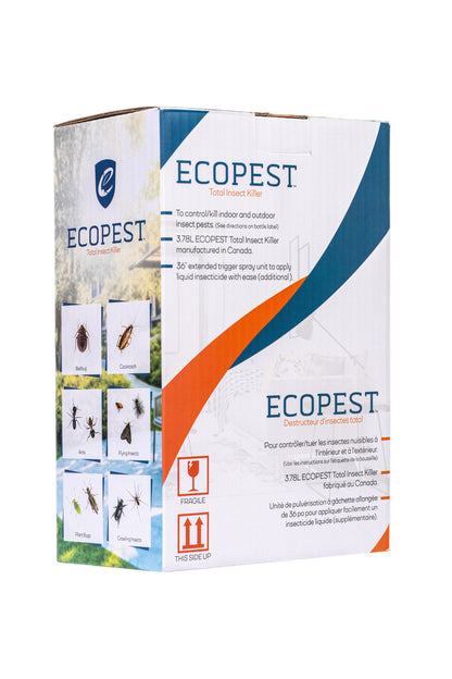 ECOPEST - TUEUR TOTALE D'INSECTES -3.78L x 2 Pack - Araignées, Punaises des Plantes et bien plus encore