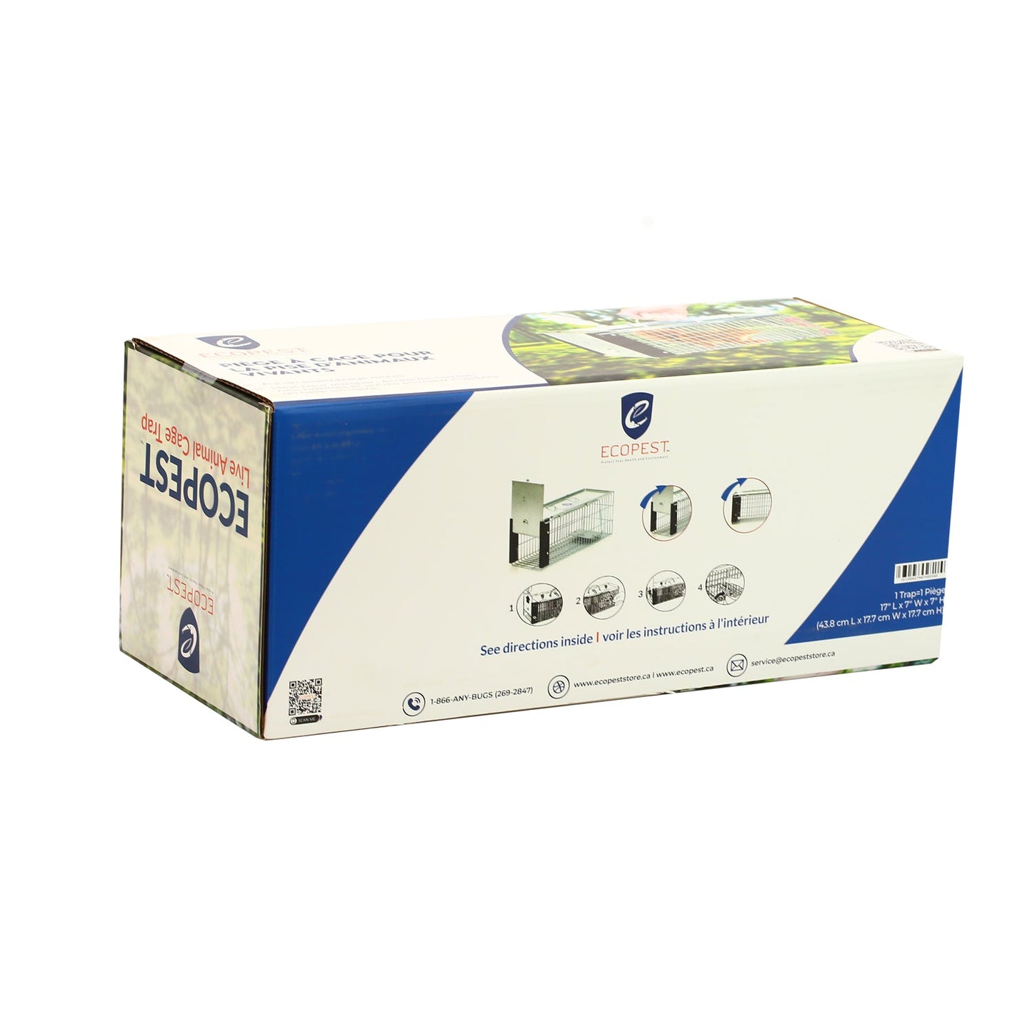 ECOPEST X-Small Professional Style One-Door Animal Trap