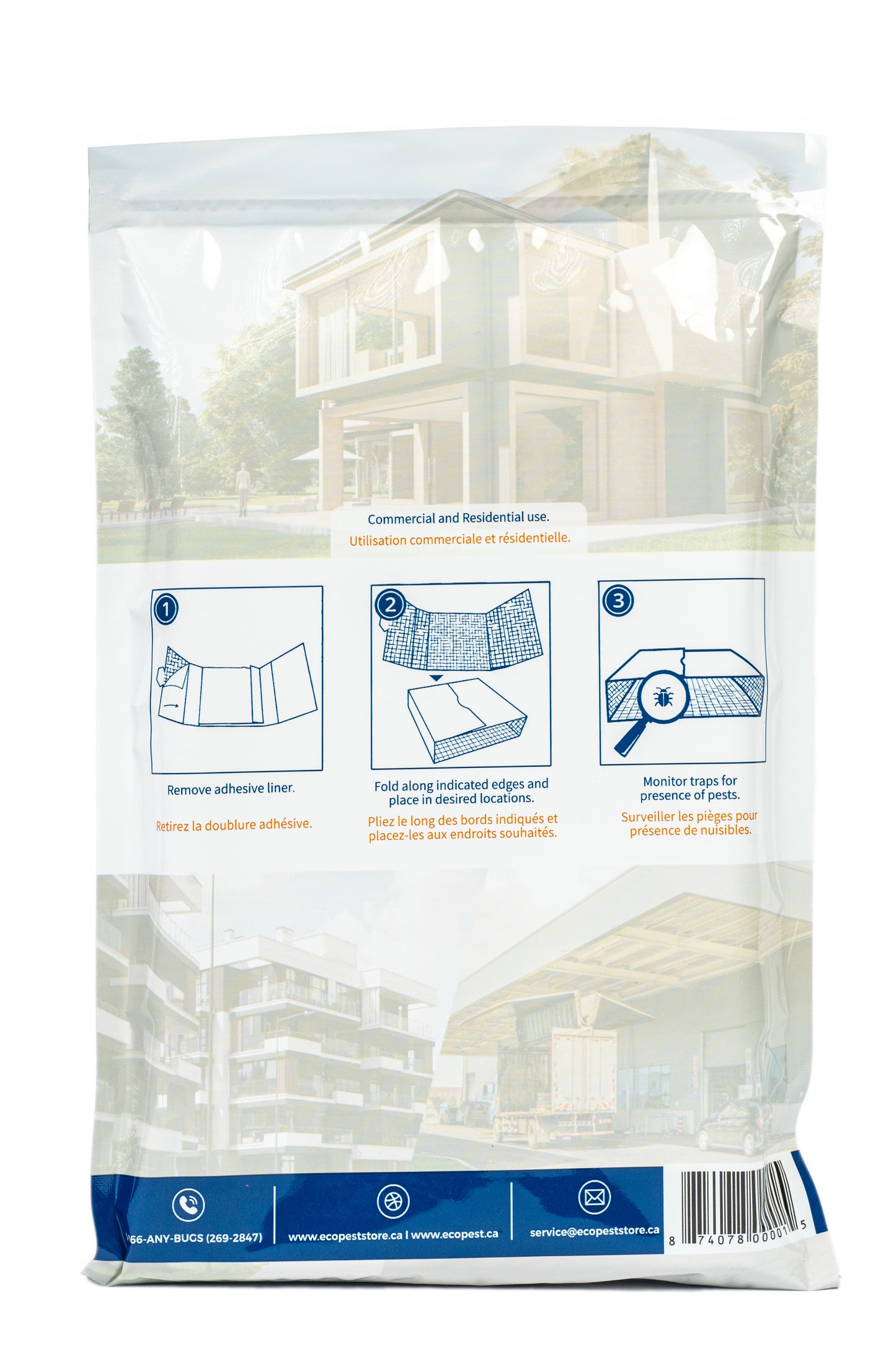 ECOPEST - Planches à coller pour souris et insectes