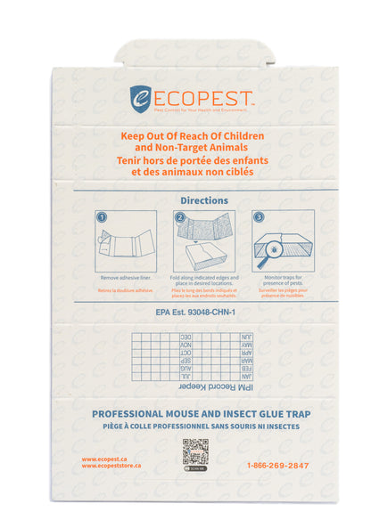 ECOPEST Mouse & Insect Glue Boards, Scented