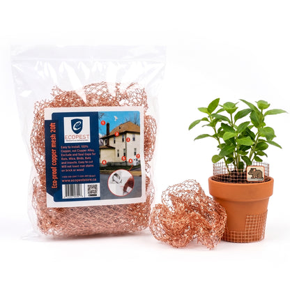 100f - Knitted Copper Mesh Rodent Pest Control for Mouse Rat and most other Pests