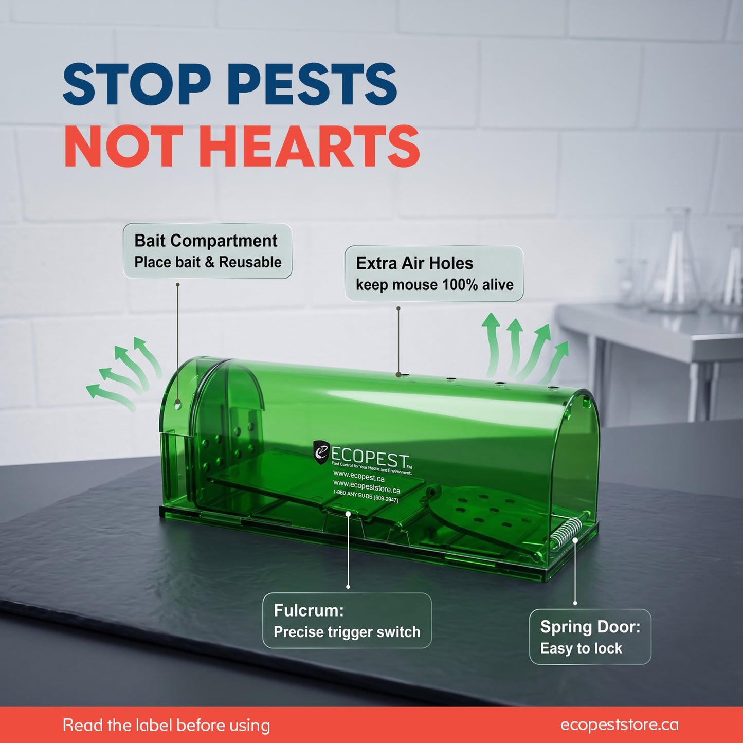 ECOPEST Humane Mouse Trap