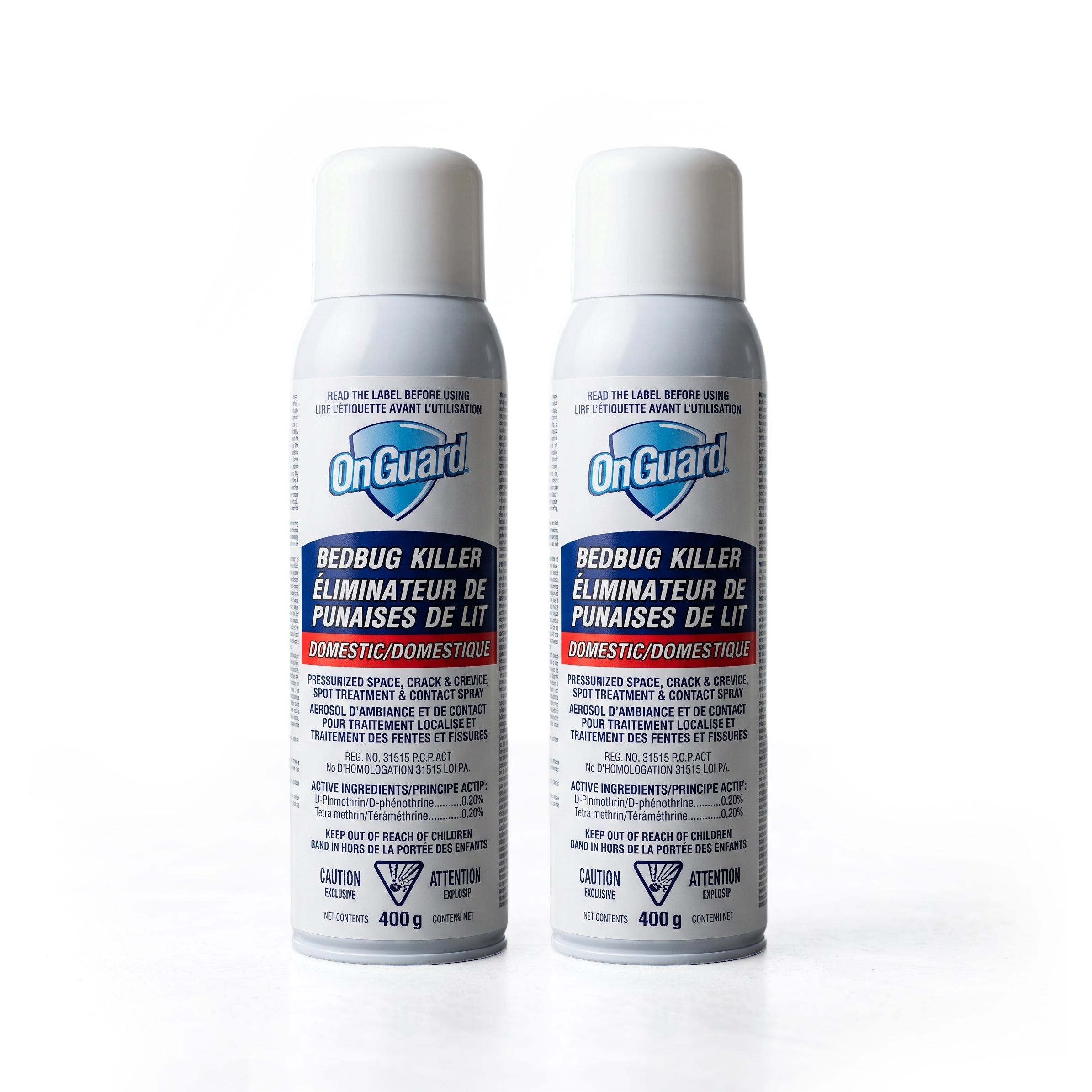 OnGuard Bed Bug Killer Spray 400g - 2 Pack