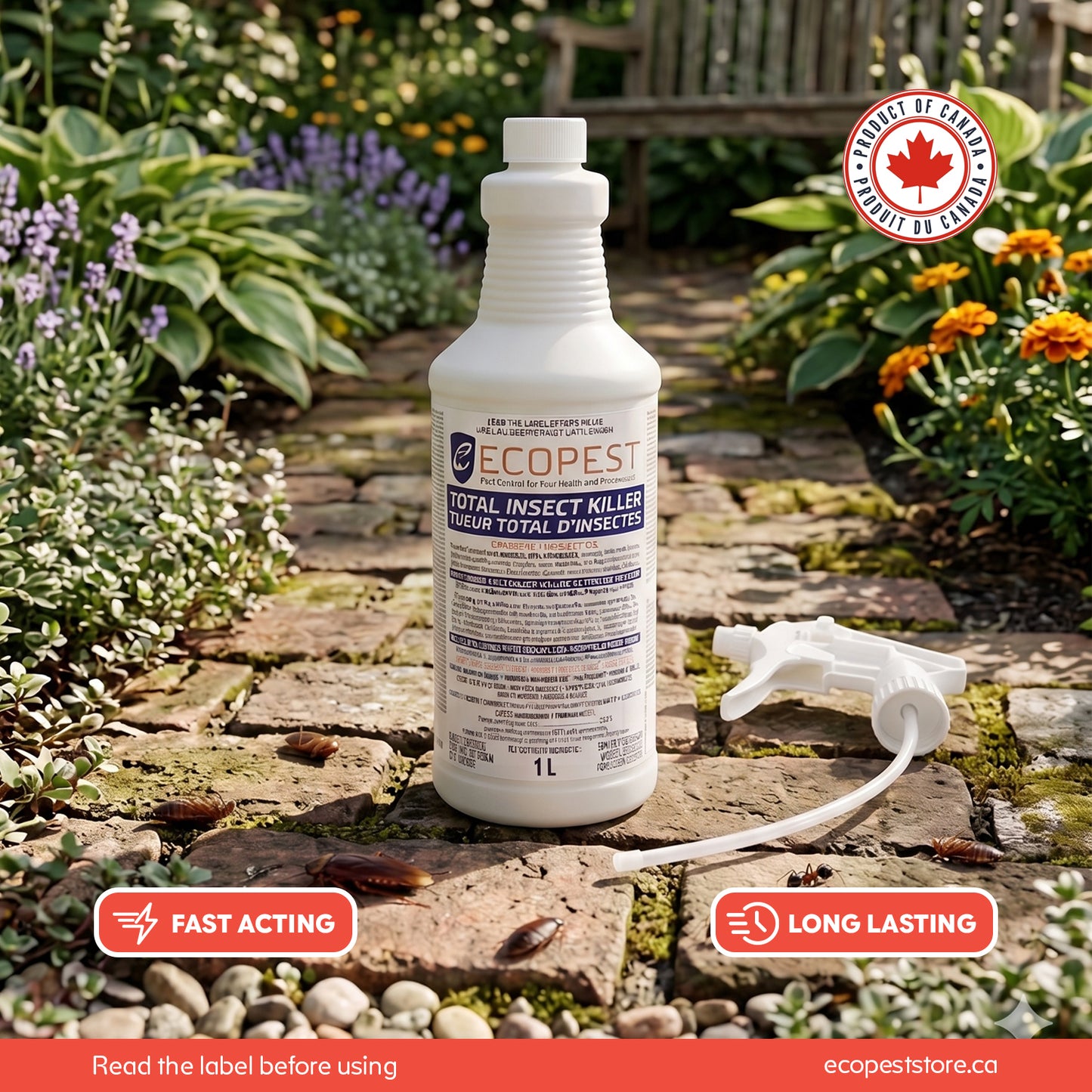 ECOPEST - HOME AND GARDEN TOTAL INSECT CONTROL KIT with FREE virtual consultation