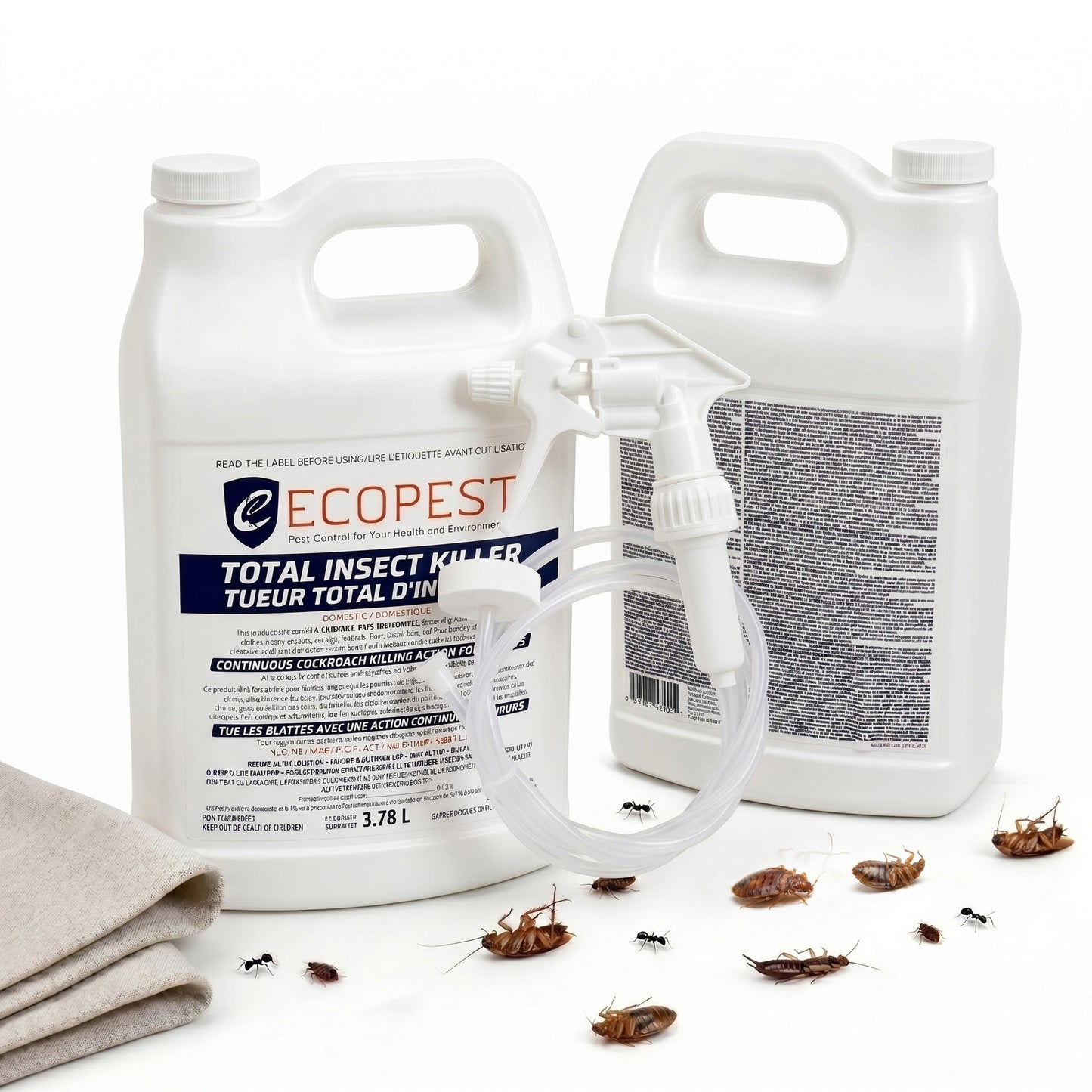 ECOPEST - TOTAL INSECT KILLER -3.78L x 2 Pack -