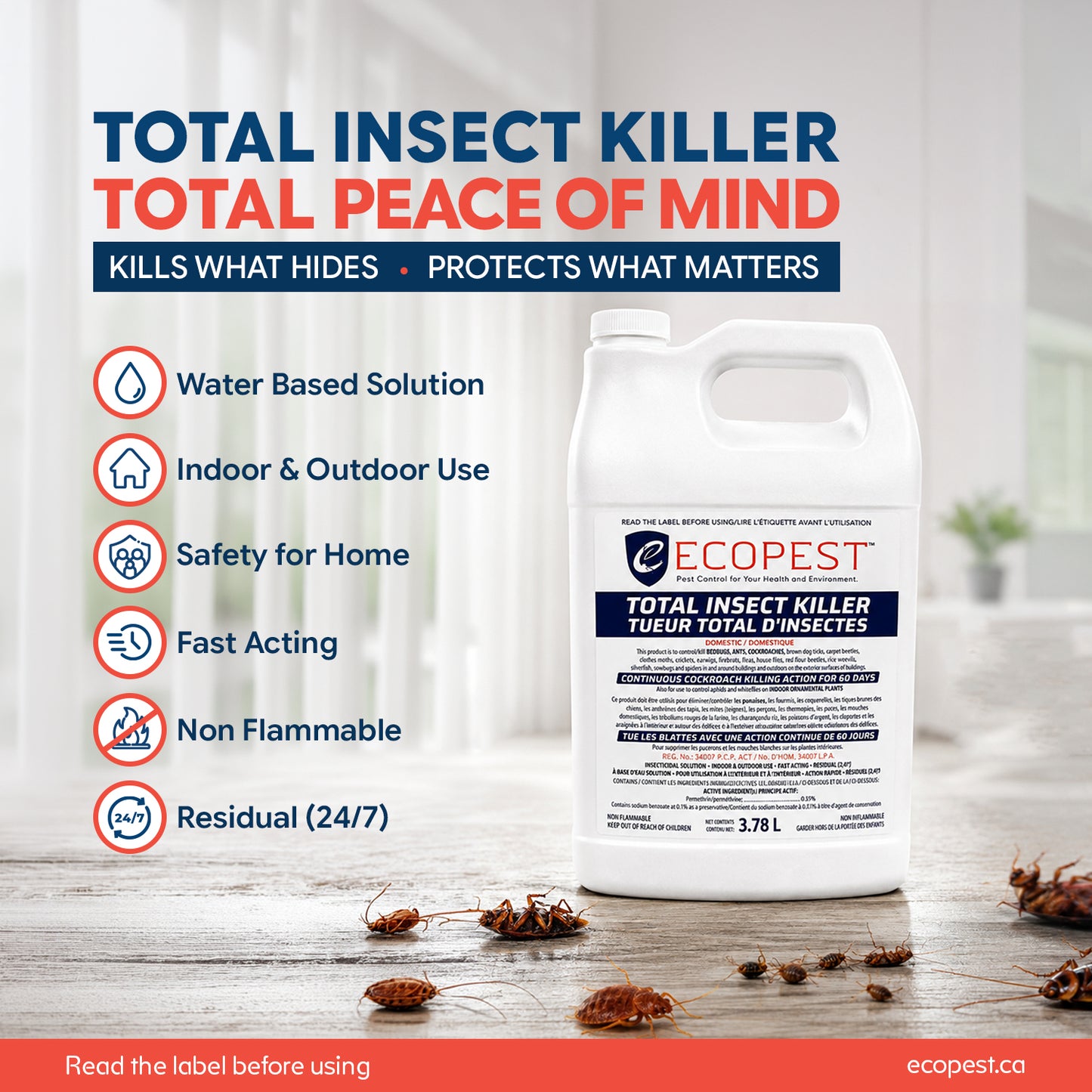 ECOPEST  TOTAL INSECT KILLER -3.78L
