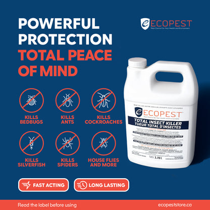 ECOPEST - HOME AND GARDEN TOTAL INSECT CONTROL KIT with FREE virtual consultation