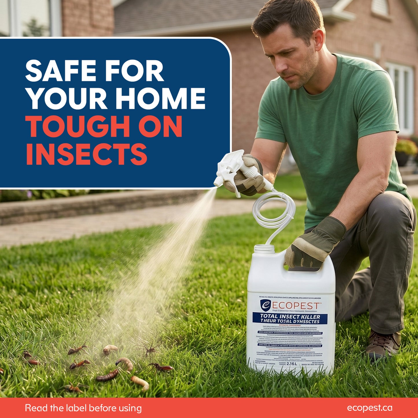 ECOPEST - TOTAL INSECT KILLER -3.78L x 2 Pack -